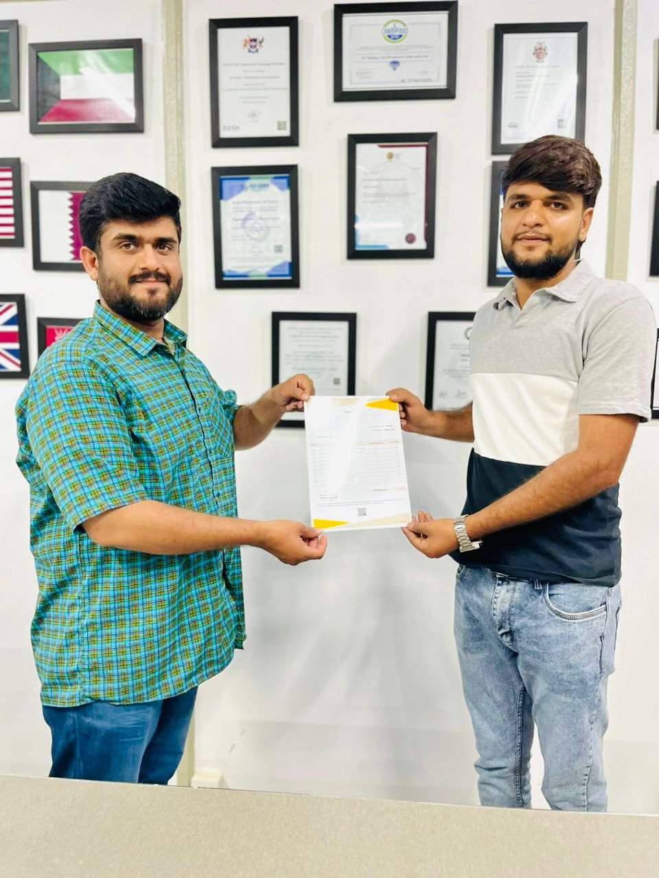 Student Receiving Certificate